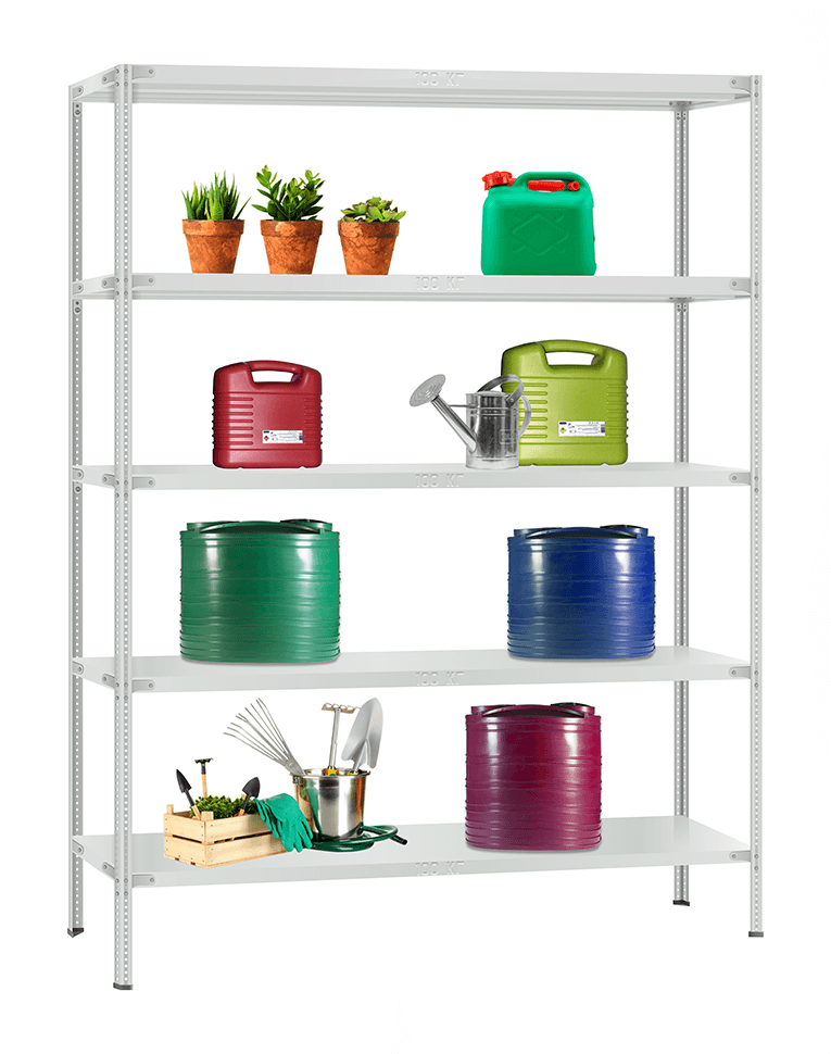 Стеллаж металлический Титан МС-900 2400x1000x500 5 полок купить в Краснодаре Стеллаж металлический Титан МС-900 2400x1000x500 5 полок купить в Краснодаре