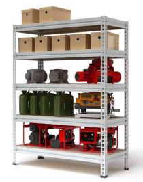 Стеллаж металлический МС-Т 2000х1820х760 5 полок Стеллаж металлический МС-Т 2000х1820х760 5 полок