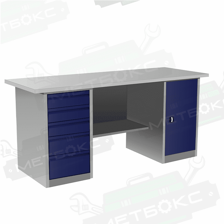 Верстак с тумбой и драйвером ВП-4Т/1,6 купить в Краснодаре Верстак с тумбой и драйвером ВП-4Т/1,6 купить в Краснодаре