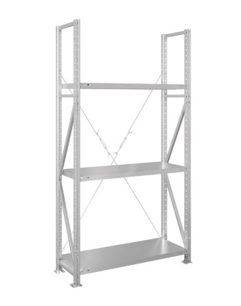 Стеллаж MS U 2500x1200x600 3 полки (400 кг, металл) купить в Краснодаре