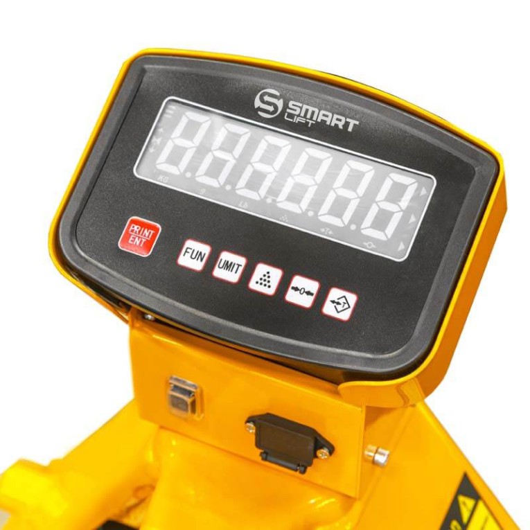 Гидравлическая тележка с весами BFC25 (г/п 2500 кг, вилы 1150x570 мм, PDP) SMARTLIFT (SMART) купить в Краснодаре Гидравлическая тележка с весами BFC25 (г/п 2500 кг, вилы 1150x570 мм, PDP) SMARTLIFT (SMART) купить в Краснодаре