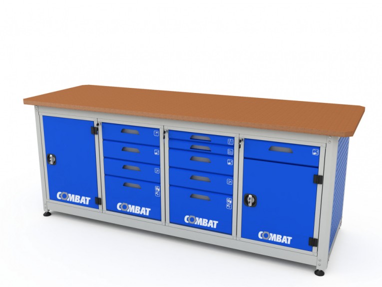 Верстак четырехтумбовый COMBAT 41452.2340 купить в Краснодаре Верстак четырехтумбовый COMBAT 41452.2340 купить в Краснодаре