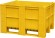 BoxPallet 1200х1000х740 мм сплошной желтый купить в Краснодаре