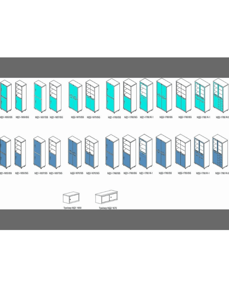 Медицинский шкаф HILFE МД 1 1657/SS купить в Краснодаре