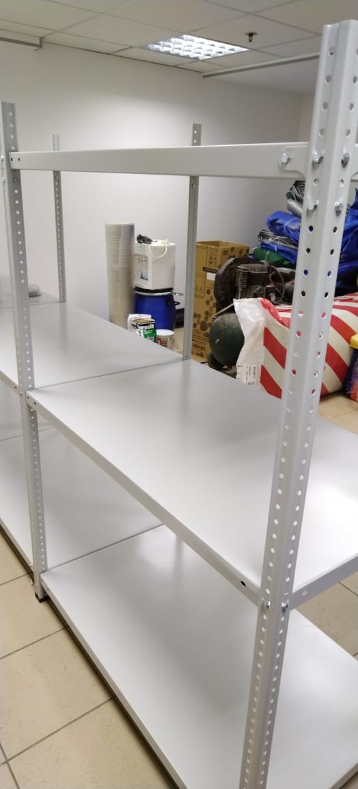 Стеллаж металлический Титан МС-500 1500х1000х600 3 полки купить в Краснодаре Стеллаж металлический Титан МС-500 1500х1000х600 3 полки купить в Краснодаре