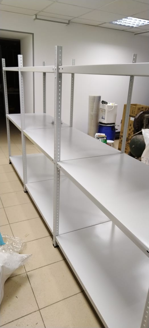 Стеллаж металлический Титан МС-500 1500х1000х600 3 полки купить в Краснодаре Стеллаж металлический Титан МС-500 1500х1000х600 3 полки купить в Краснодаре