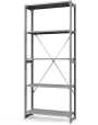 Стеллаж ТСУ 1800x1000x600 5 полок (150 кг, металл) Стеллаж ТСУ 1800x1000x600 5 полок (150 кг, металл)