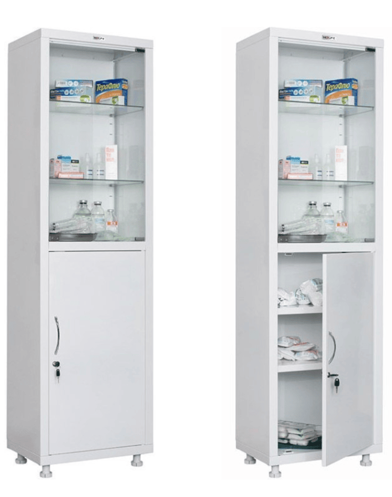 Медицинский шкаф HILFE МД 1 1657/SG купить в Краснодаре Медицинский шкаф HILFE МД 1 1657/SG купить в Краснодаре