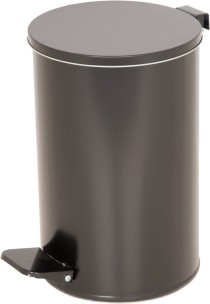 Урна с педалью черный 10 литров