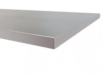 Столешница из фанеры 30 мм + чехол из нержавеющей стали 1 мм (ширина 1200 мм) Столешница из фанеры 30 мм + чехол из нержавеющей стали 1 мм (ширина 1200 мм)
