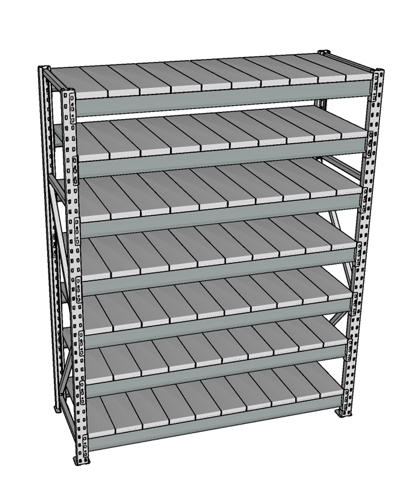 Стеллаж грузовой СГР 2000x1800x400 7 полок (металл) купить в Краснодаре Стеллаж грузовой СГР 2000x1800x400 7 полок (металл) купить в Краснодаре