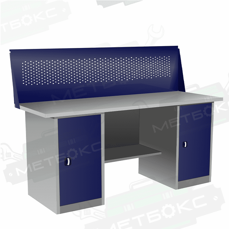 Верстак двухтумбовый ВП-5/1,9 с экраном купить в Краснодаре