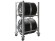 Стеллаж MS PRO 1350/781X606 передвижной для хранения до 4 шин купить в Краснодаре