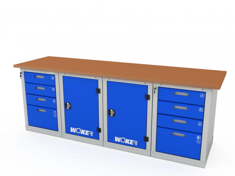 Верстак четырехтумбовый WOKER PRO 44114.2400 купить в Краснодаре Верстак четырехтумбовый WOKER PRO 44114.2400 купить в Краснодаре