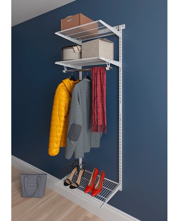 Гардеробная система Практик Home Basic G60 белая купить в Краснодаре Гардеробная система Практик Home Basic G60 белая купить в Краснодаре