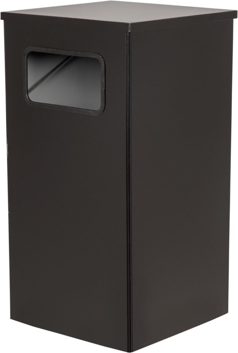 Урна 80 литров Квадро-19 черный купить в Краснодаре Урна 80 литров Квадро-19 черный купить в Краснодаре
