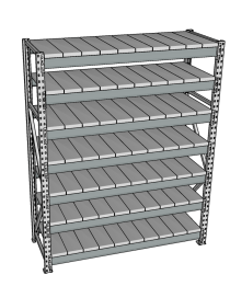 Стеллаж грузовой СГР 2000x1800x1000 7 полок (металл) Стеллаж грузовой СГР 2000x1800x1000 7 полок (металл)