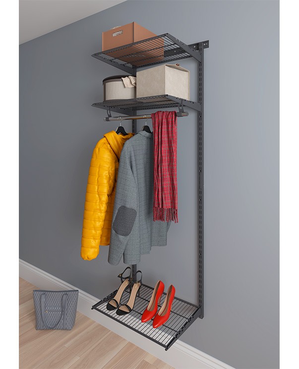 Гардеробная система Практик Home Basic G60 графит купить в Краснодаре Гардеробная система Практик Home Basic G60 графит купить в Краснодаре