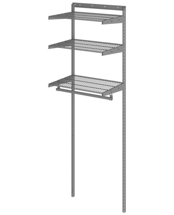 Гардеробная система Практик Home Basic G60 графит купить в Краснодаре Гардеробная система Практик Home Basic G60 графит купить в Краснодаре