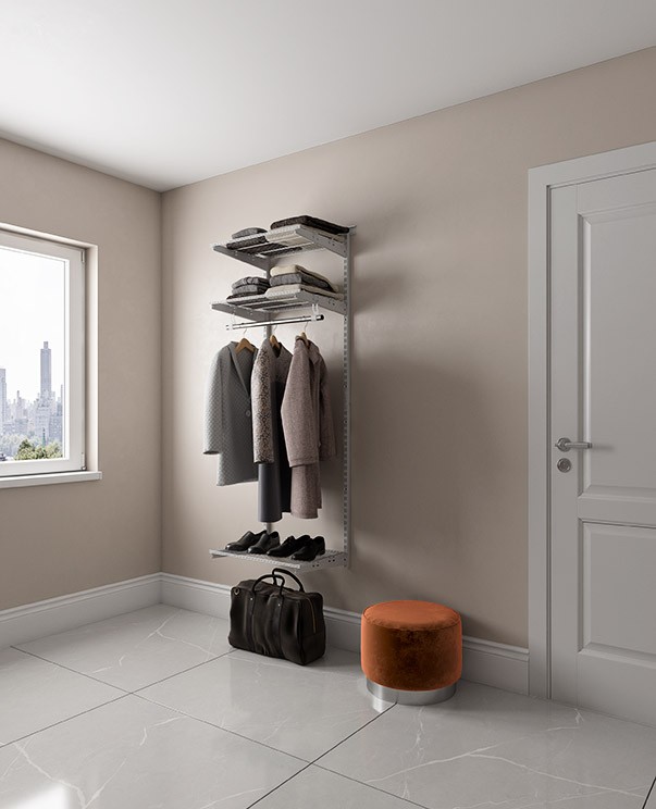 Гардеробная система Практик Home Basic G60 графит купить в Краснодаре Гардеробная система Практик Home Basic G60 графит купить в Краснодаре