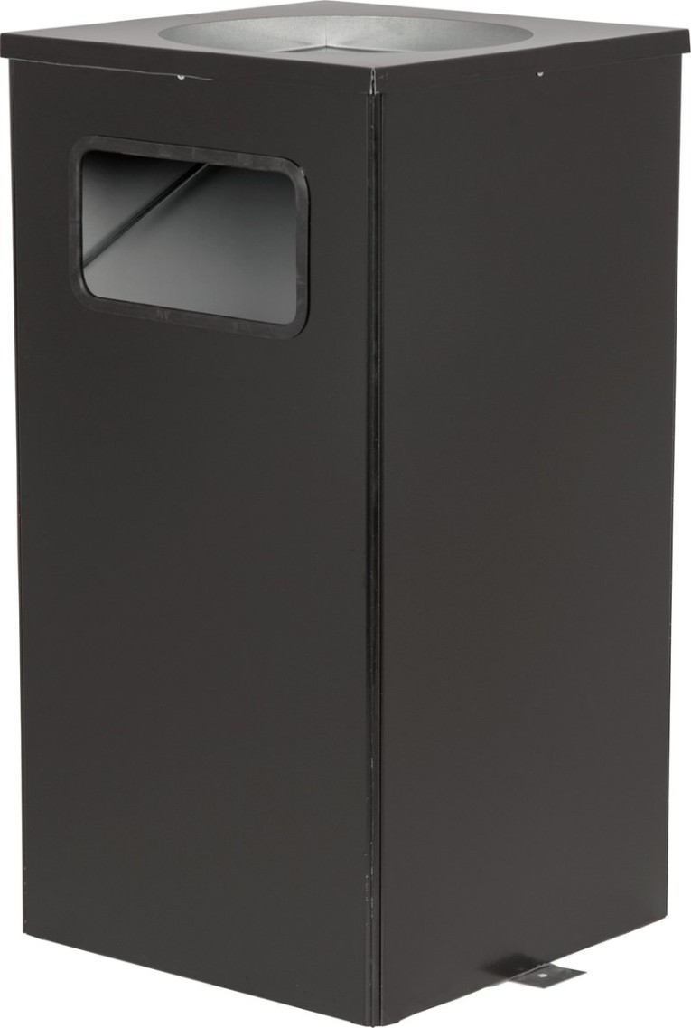 Урна 80 литров Квадро-13 черный купить в Краснодаре Урна 80 литров Квадро-13 черный купить в Краснодаре