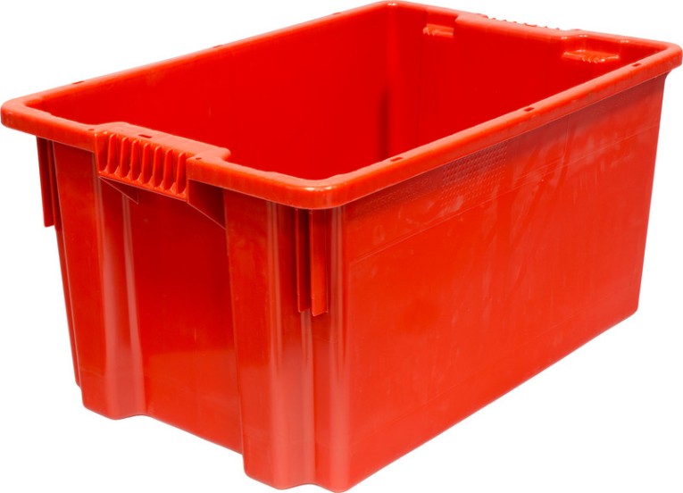 Ящик 600х400х300 сплошной цв. красный купить в Краснодаре Ящик 600х400х300 сплошной цв. красный купить в Краснодаре