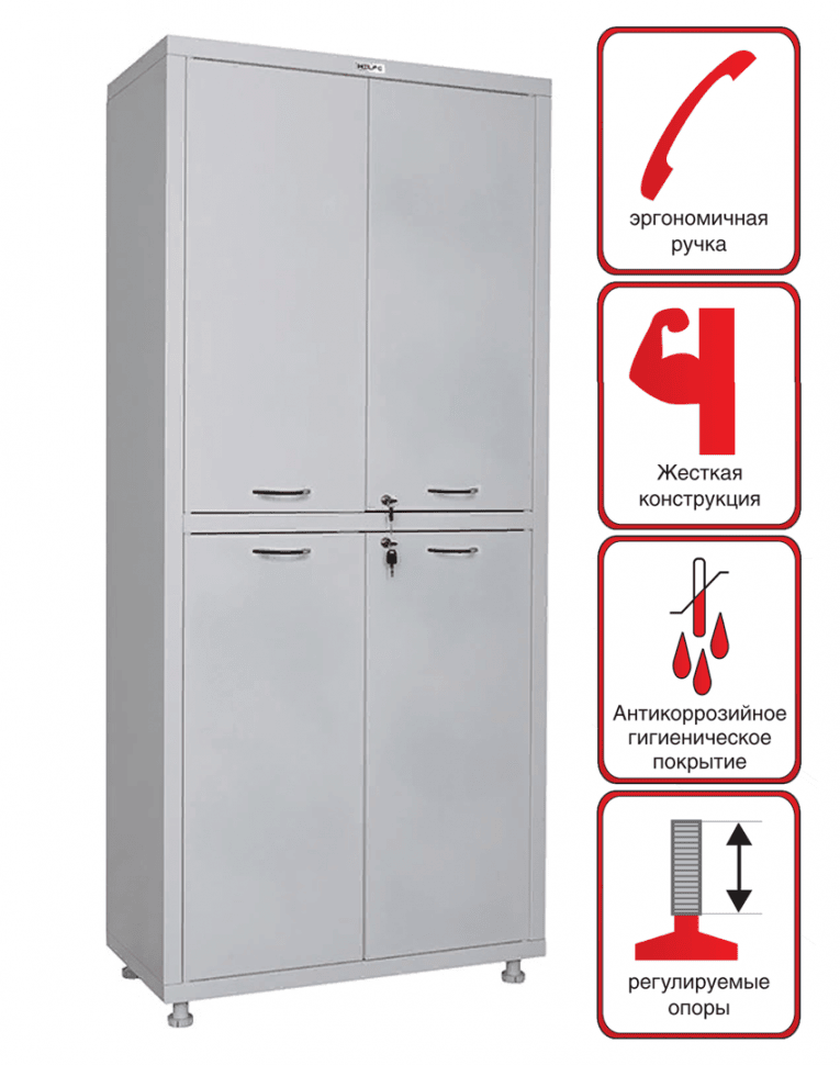 Медицинский шкаф Hilfe МД 2 1780/SS купить в Краснодаре