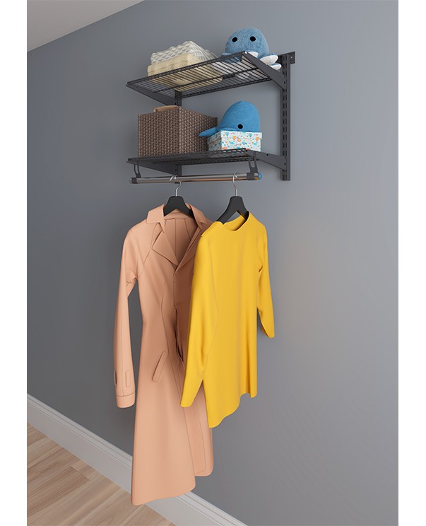 Гардеробная система Практик Home Basic G60S графит купить в Краснодаре