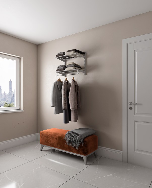 Гардеробная система Практик Home Basic G60S графит купить в Краснодаре