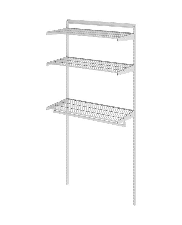 Гардеробная система Практик Home Basic G90 белая купить в Краснодаре Гардеробная система Практик Home Basic G90 белая купить в Краснодаре