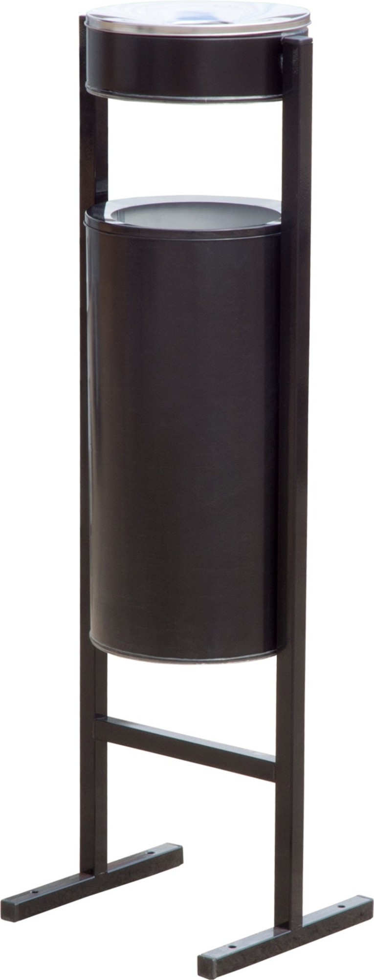 Урна уличная с пепельницей 25 литров черный купить в Краснодаре Урна уличная с пепельницей 25 литров черный купить в Краснодаре