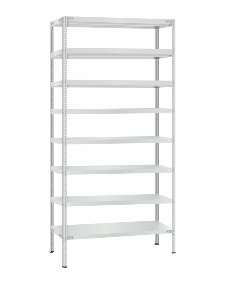 Стеллаж металлический Титан МС-500 2400х1000х300 8 полок купить в Краснодаре