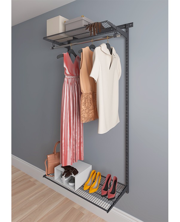 Гардеробная система Практик Home Basic G90 графит купить в Краснодаре