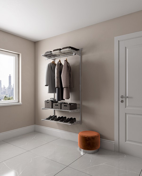 Гардеробная система Практик Home Basic G90 графит купить в Краснодаре