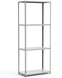 Стеллаж металлический Титан МС-500 2500х1000х400 4 полки Стеллаж металлический Титан МС-500 2500х1000х400 4 полки