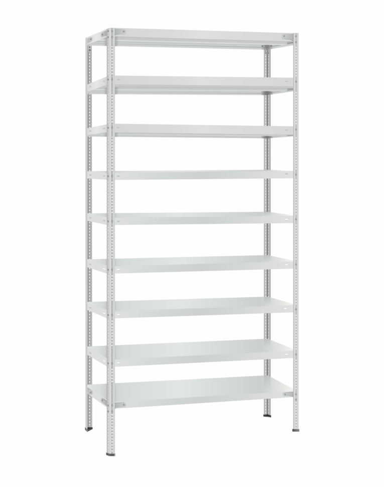 Стеллаж металлический Титан МС-500 2400х1000х300 9 полок купить в Краснодаре Стеллаж металлический Титан МС-500 2400х1000х300 9 полок купить в Краснодаре