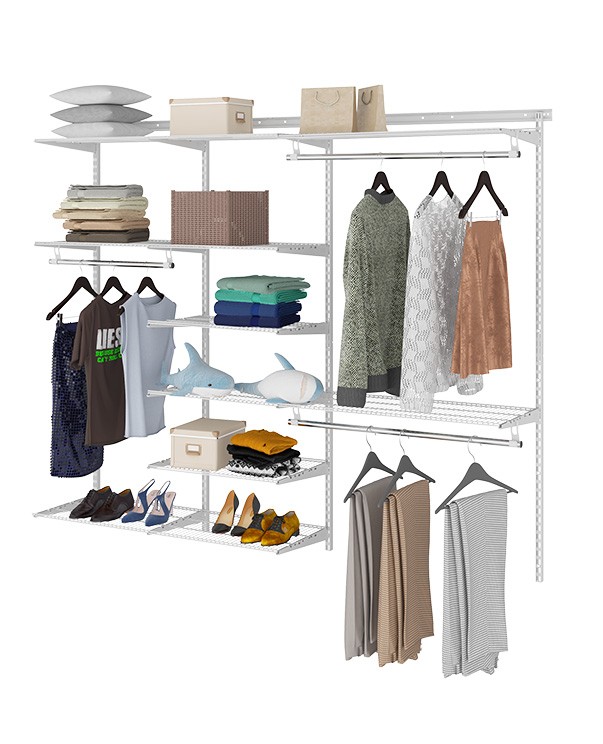 Гардеробная система Практик Home Max G210 белая купить в Краснодаре Гардеробная система Практик Home Max G210 белая купить в Краснодаре