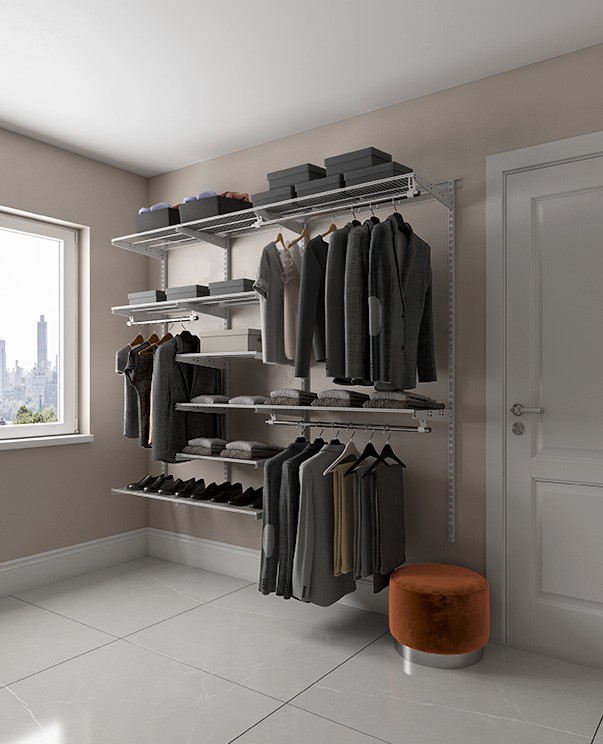 Гардеробная система Практик Home Max G210 белая купить в Краснодаре Гардеробная система Практик Home Max G210 белая купить в Краснодаре