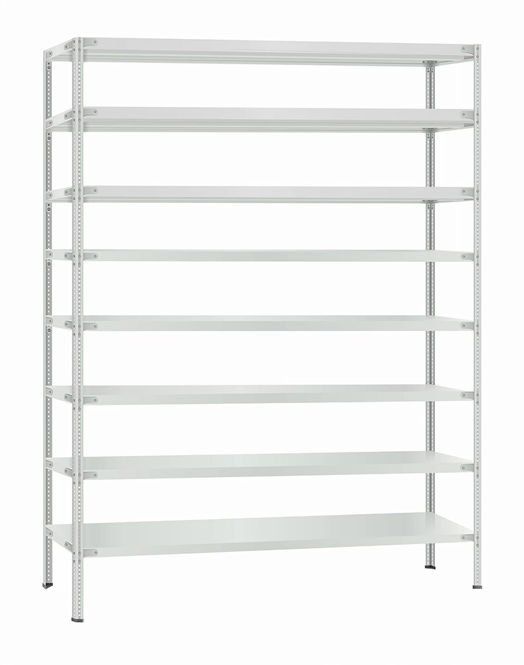 Стеллаж металлический Титан МС-900 2000x1000x300 8 полок купить в Краснодаре Стеллаж металлический Титан МС-900 2000x1000x300 8 полок купить в Краснодаре