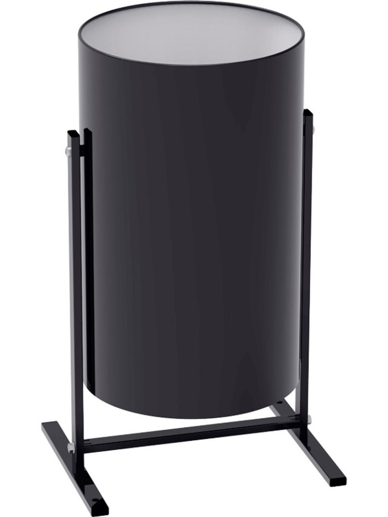 Металлическая уличная урна 19 литров черного цвета купить в Краснодаре Металлическая уличная урна 19 литров черного цвета купить в Краснодаре