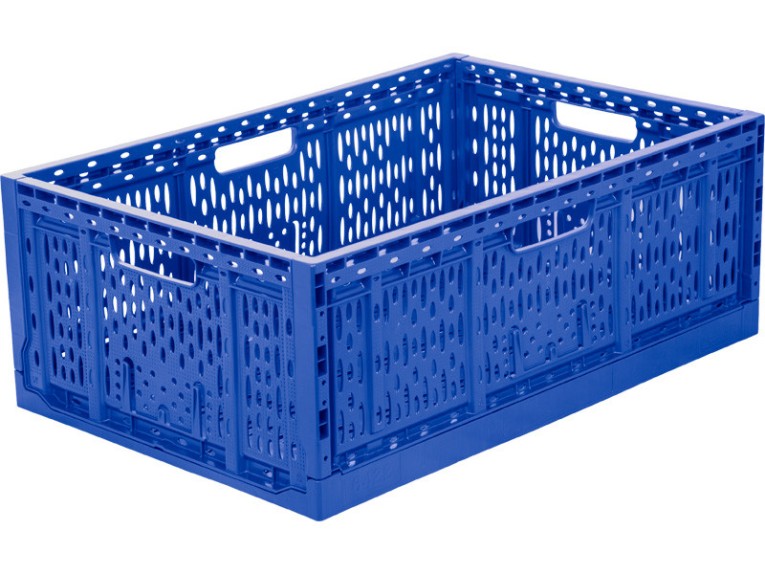 Ящик 600х400х220 цв. синий купить в Краснодаре Ящик 600х400х220 цв. синий купить в Краснодаре