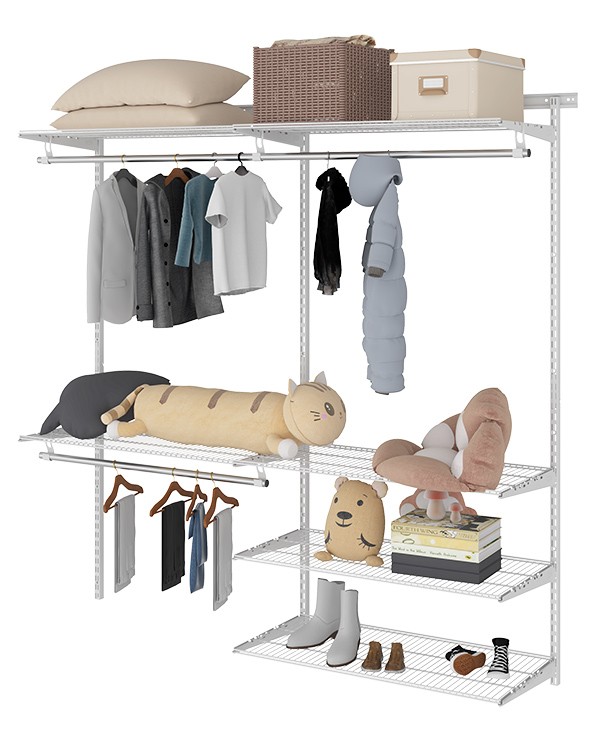 Гардеробная система Практик Home Optima G180 белая купить в Краснодаре Гардеробная система Практик Home Optima G180 белая купить в Краснодаре