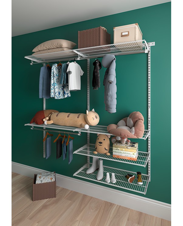 Гардеробная система Практик Home Optima G180 белая купить в Краснодаре Гардеробная система Практик Home Optima G180 белая купить в Краснодаре