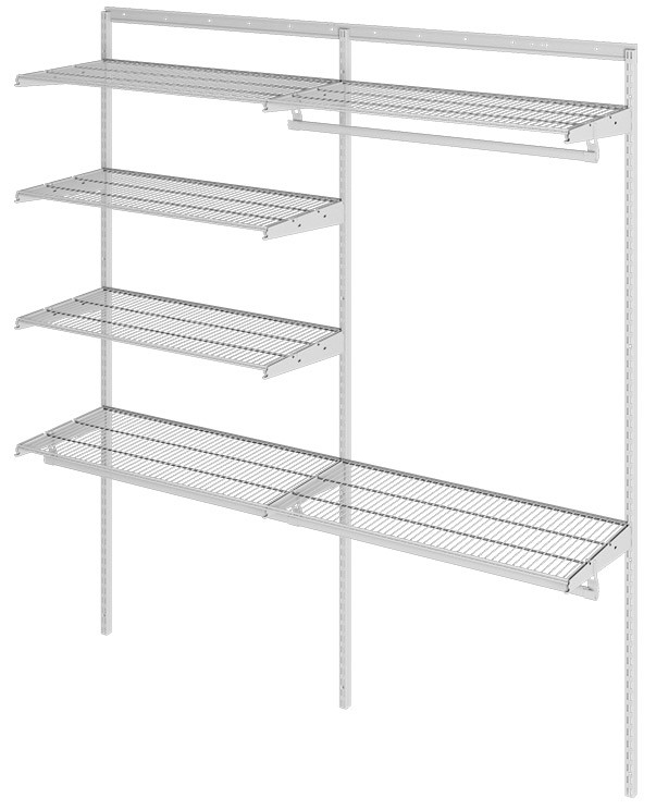 Гардеробная система Практик Home Optima G180 белая купить в Краснодаре Гардеробная система Практик Home Optima G180 белая купить в Краснодаре
