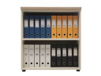 Шкаф NW 0880S открытый вяз натуральный/бежевый