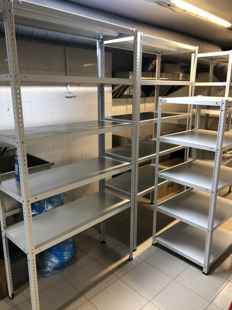 Стеллаж металлический Титан МС-500 1800х1000х300 5 полок купить в Краснодаре Стеллаж металлический Титан МС-500 1800х1000х300 5 полок купить в Краснодаре