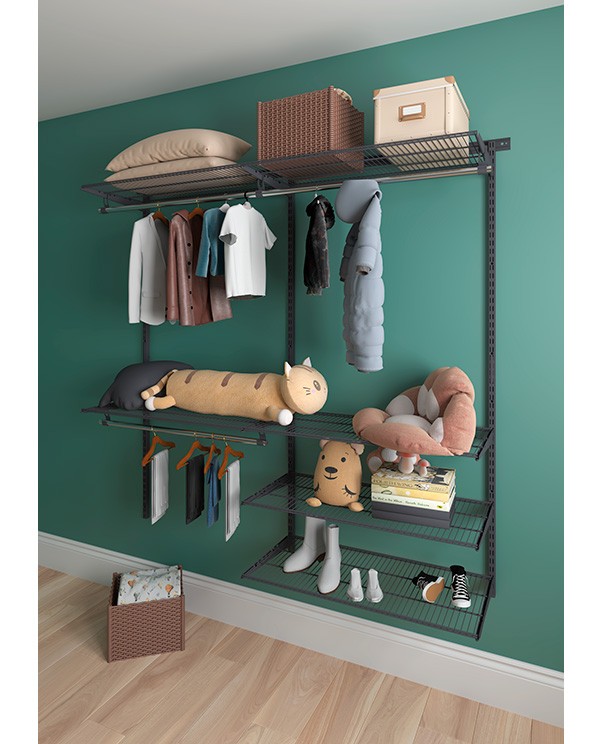 Гардеробная система Практик Home Optima G180 графит купить в Краснодаре