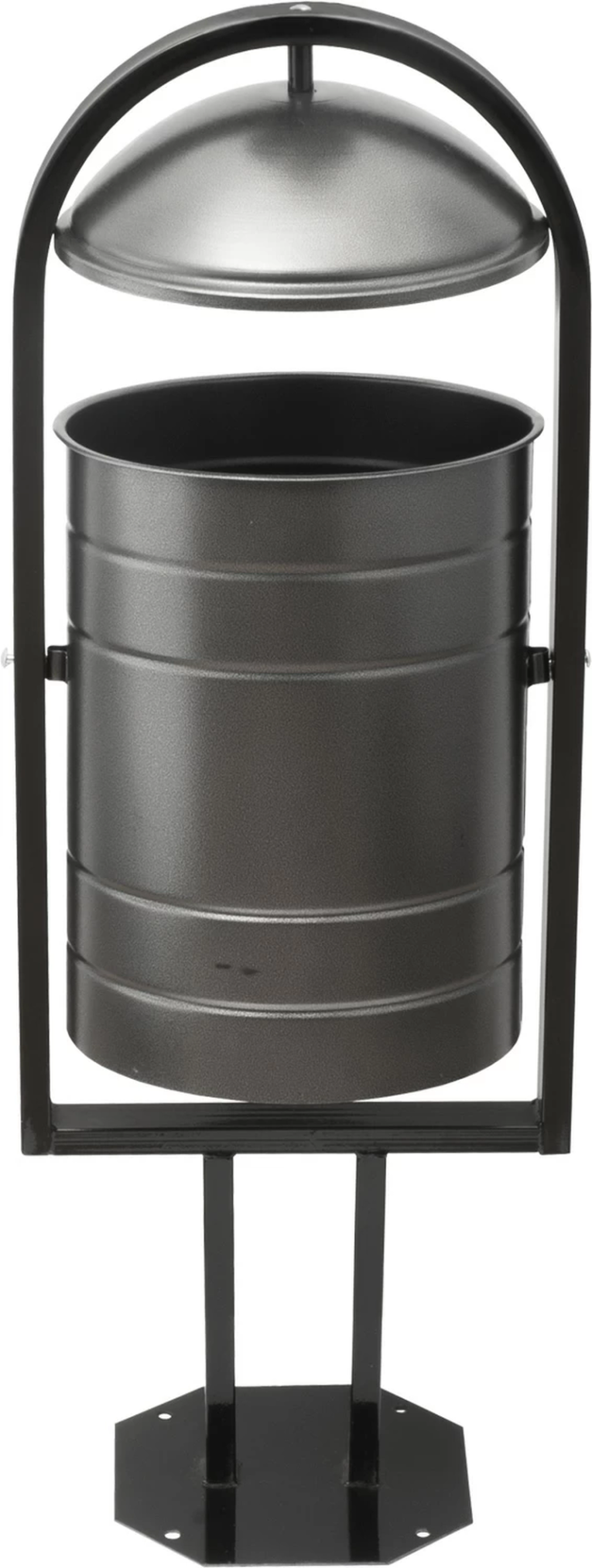 Урна уличная 370х300х1000 серебряная купить в Краснодаре Урна уличная 370х300х1000 серебряная купить в Краснодаре