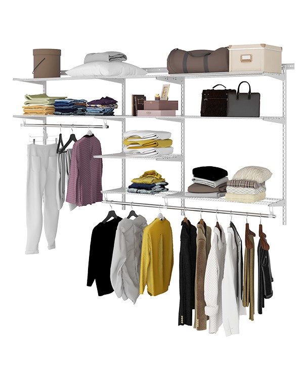 Гардеробная система Практик Home Optima G240 белая купить в Краснодаре Гардеробная система Практик Home Optima G240 белая купить в Краснодаре