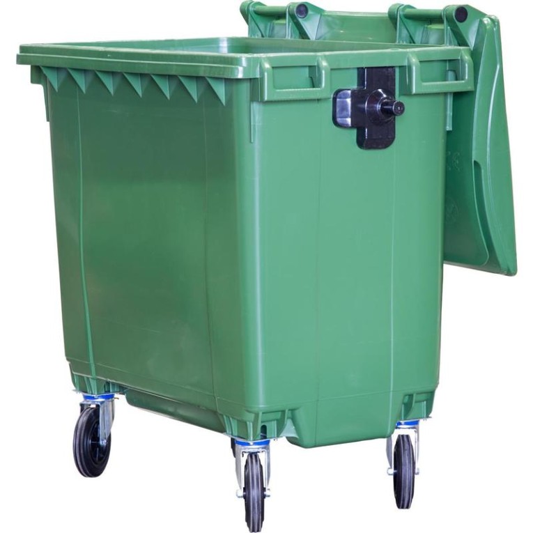 Мусорный контейнер 770л. зелёный купить в Краснодаре Мусорный контейнер 770л. зелёный купить в Краснодаре